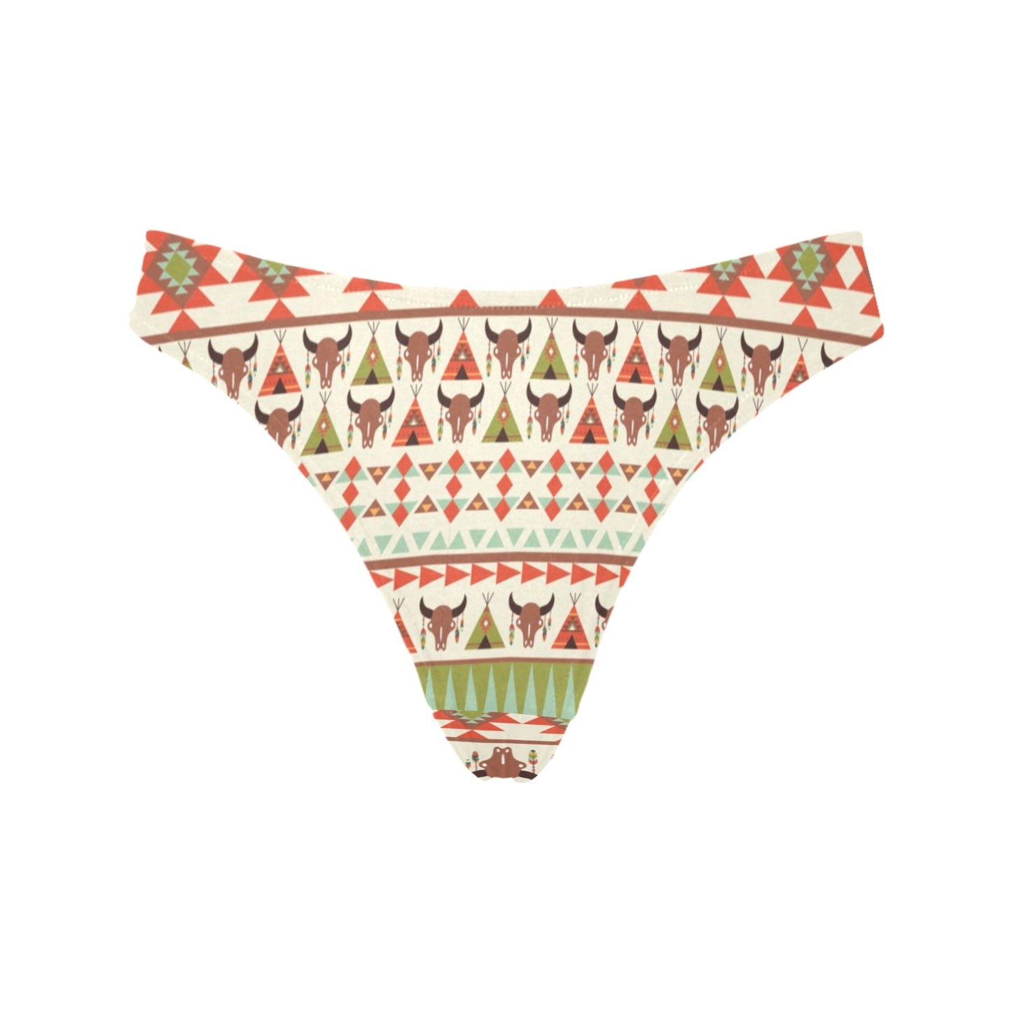 American indian Ethnic Pattern Women's Thongs