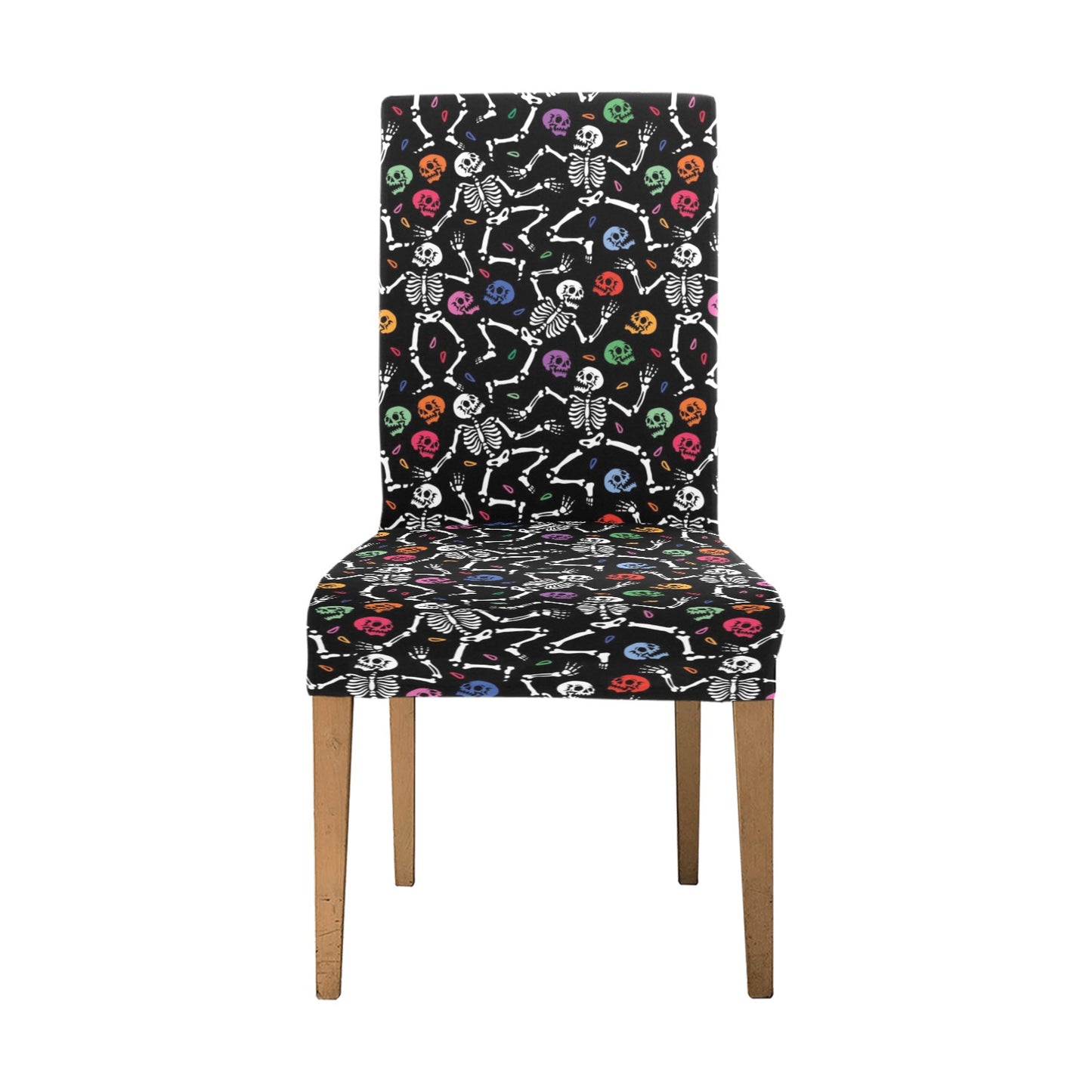 Skeleton Print Design LKS307 Dining Chair Slipcover