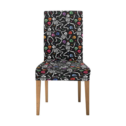 Skeleton Print Design LKS307 Dining Chair Slipcover