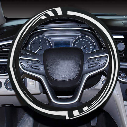Vortex Print Design LKS302 Steering Wheel Cover with Elastic Edge