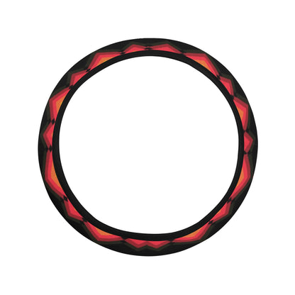 Serape Print Design LKS307 Steering Wheel Cover with Elastic Edge