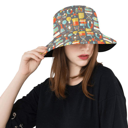 Science Print Design LKS302 Unisex Bucket Hat