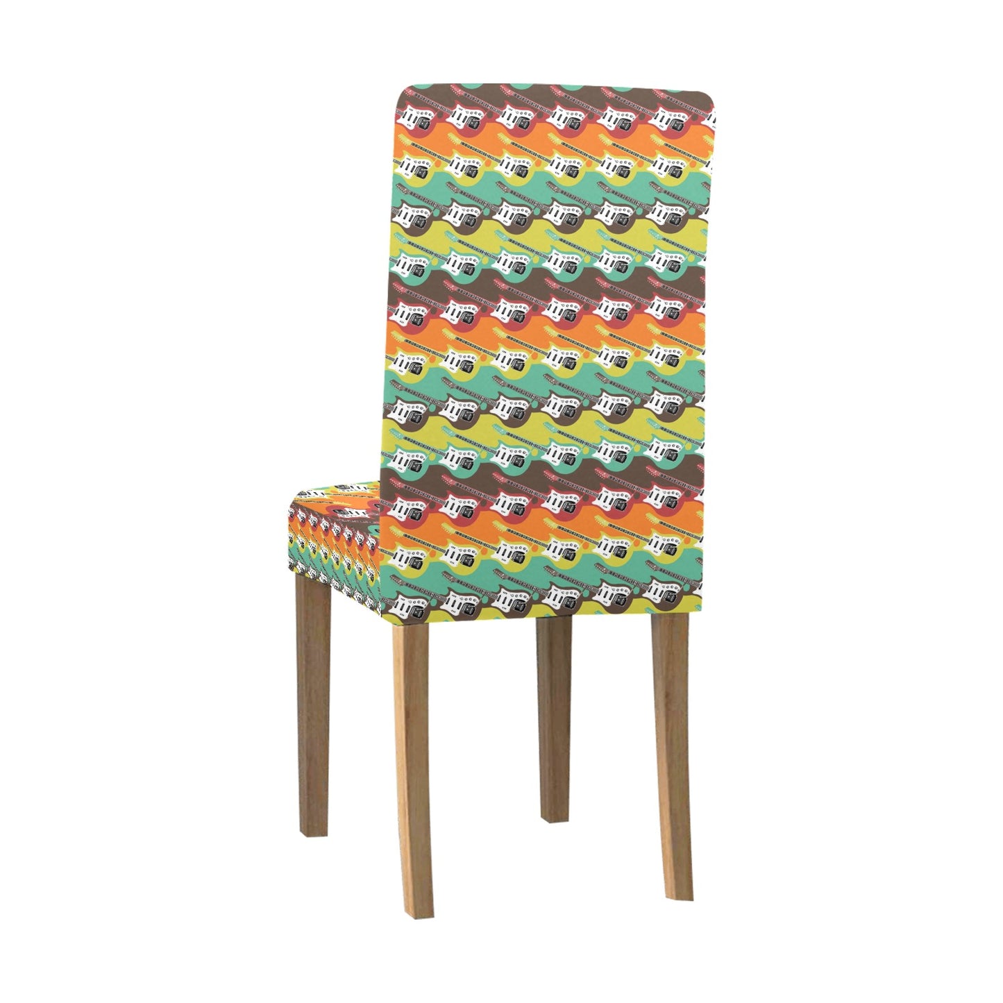 Electric Guitar Print Design LKS401 Dining Chair Slipcover