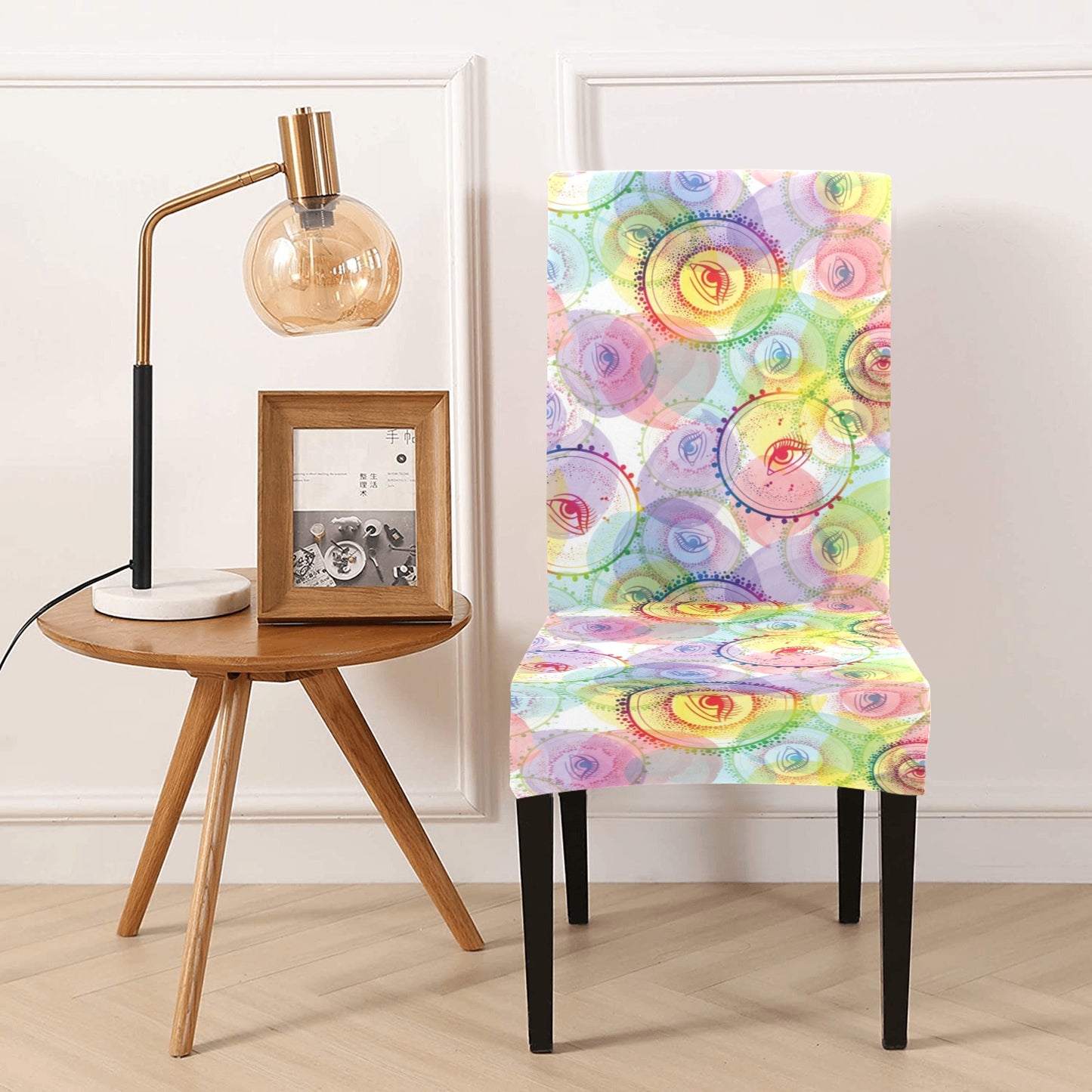 Third Eye Print Design LKS303 Dining Chair Slipcover