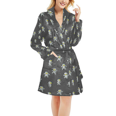 Mummy Print Design LKS305 Women's Fleece Robe