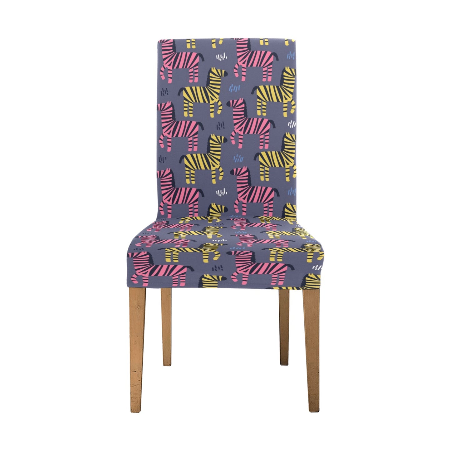 Zebra Print Design LKS303 Dining Chair Slipcover