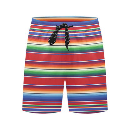 Serape Print Design LKS304 Men's Swim Trunks Beach Shorts