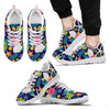 Beach Seashell Floral Theme Men Sneakers Shoes