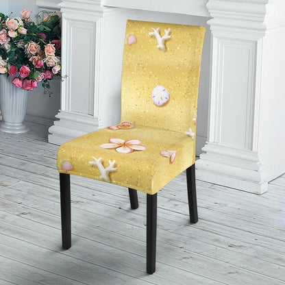 Beach Theme Print Dinning Chair Slipper-JTAMIGO.COM