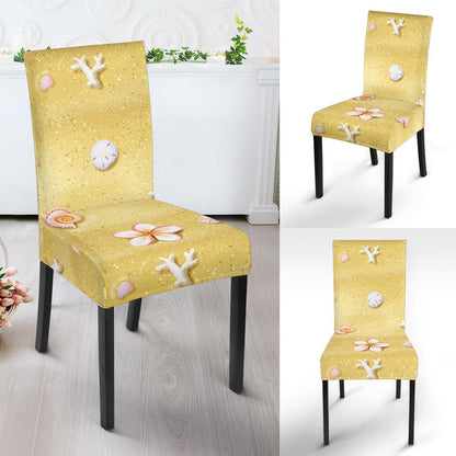 Beach Theme Print Dinning Chair Slipper-JTAMIGO.COM
