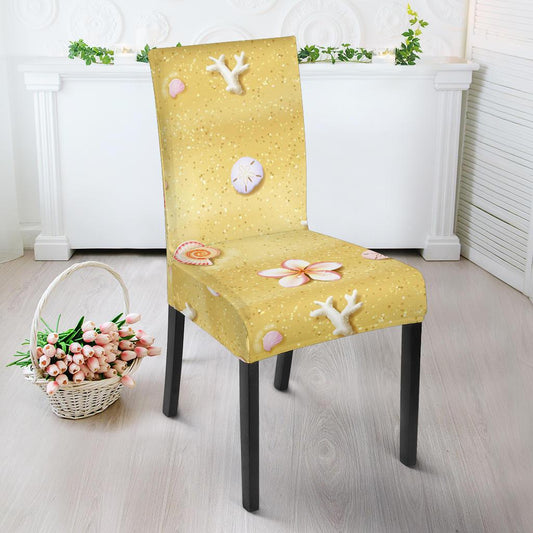 Beach Theme Print Dinning Chair Slipper-JTAMIGO.COM