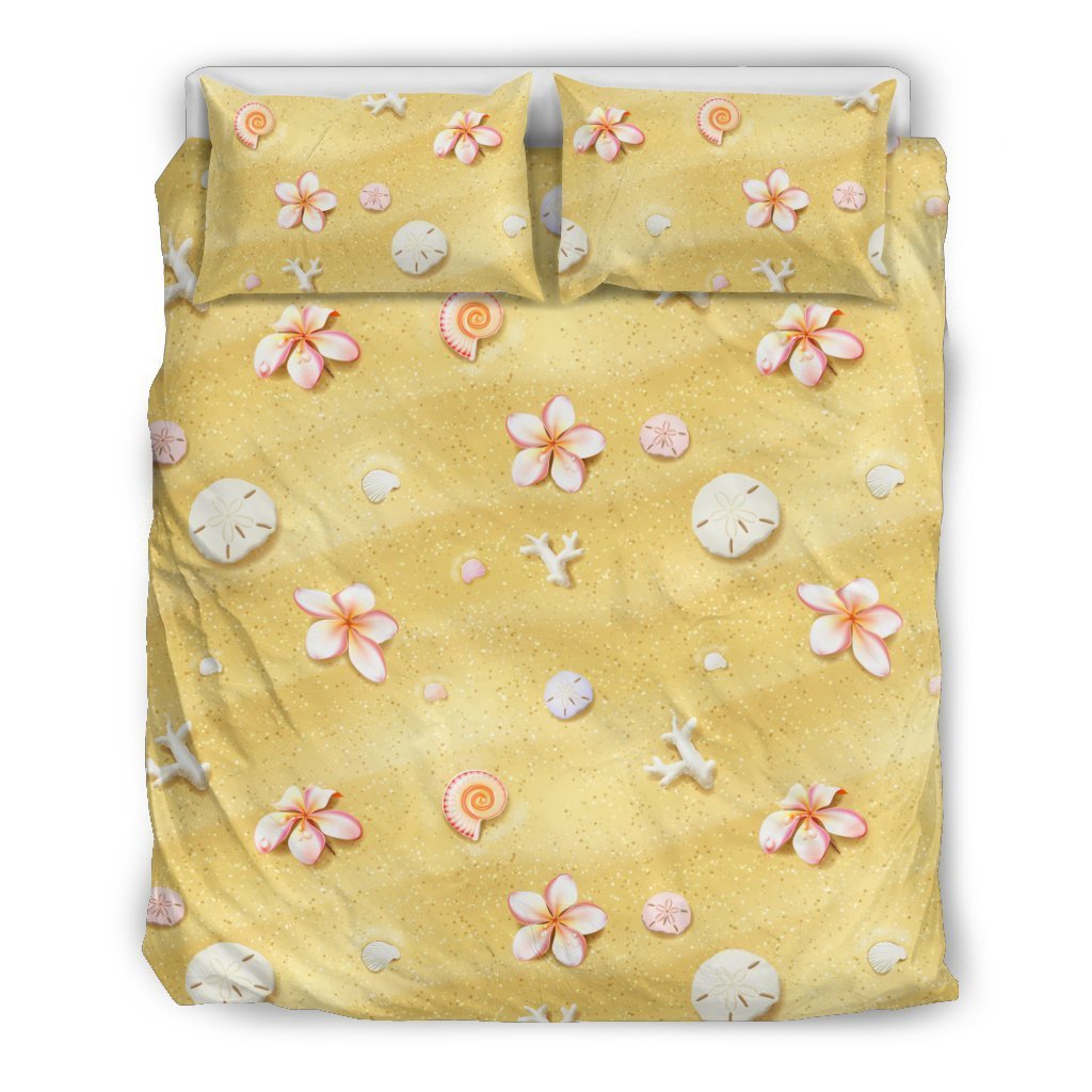Beach Theme Print Duvet Cover Bedding Set