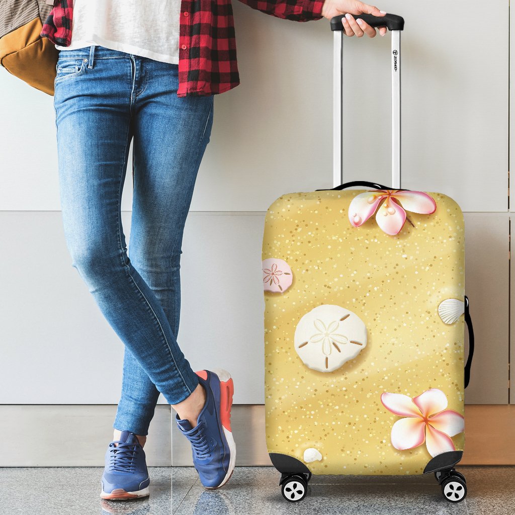 Beach Theme Print Luggage Cover Protector