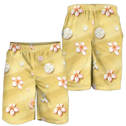 Beach Theme Print Mens Shorts-JTAMIGO.COM