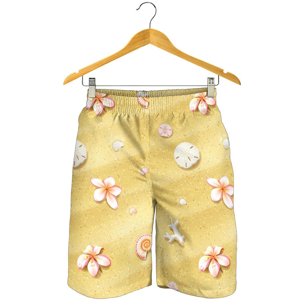 Beach Theme Print Mens Shorts-JTAMIGO.COM