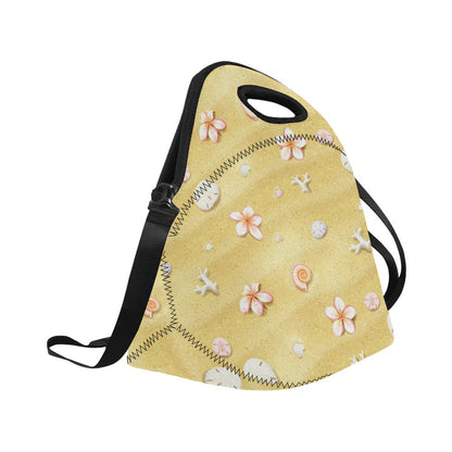 Beach Theme Print Neoprene Lunch Bag (Model 1669)(Large)-JTAMIGO.COM