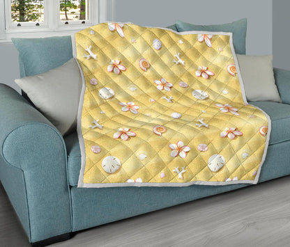 Beach Theme Print Premium Quilt-JTAMIGO.COM
