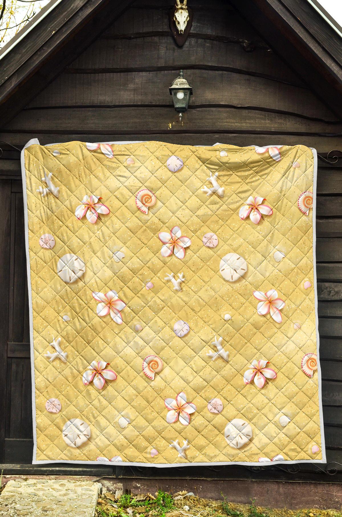 Beach Theme Print Premium Quilt-JTAMIGO.COM