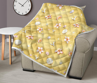 Beach Theme Print Premium Quilt-JTAMIGO.COM