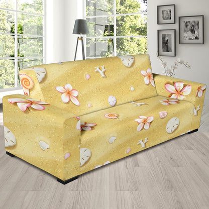 Beach Theme Print Sofa Slipcover-JTAMIGO.COM