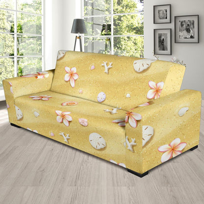 Beach Theme Print Sofa Slipcover-JTAMIGO.COM