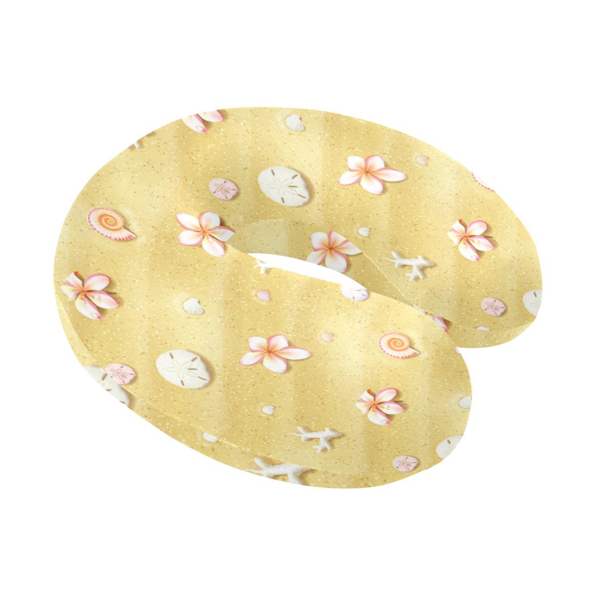 Beach Theme Print U-Shaped Travel Neck Pillow-JTAMIGO.COM