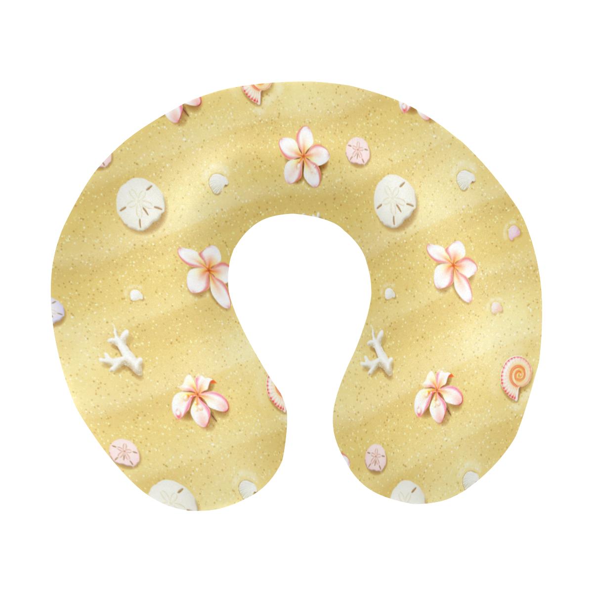 Beach Theme Print U-Shaped Travel Neck Pillow-JTAMIGO.COM
