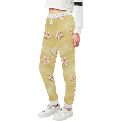 Beach Theme Print Unisex Casual Sweatpants (Model L11)-JTAMIGO.COM