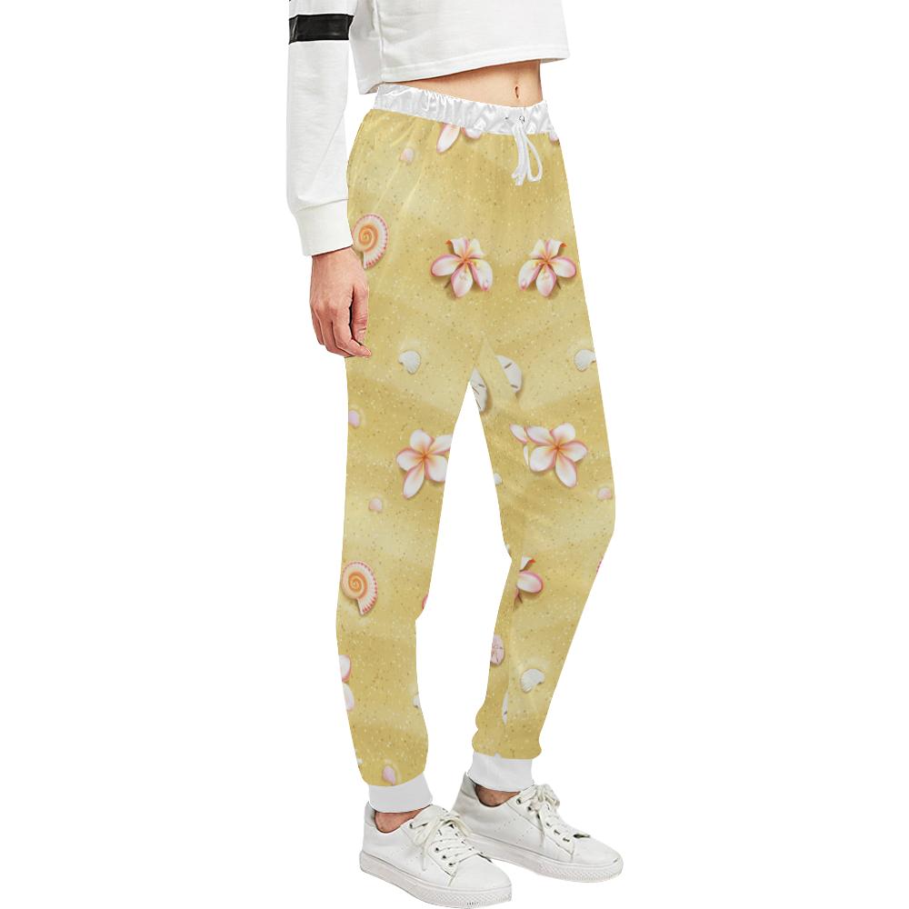 Beach Theme Print Unisex Casual Sweatpants (Model L11)-JTAMIGO.COM