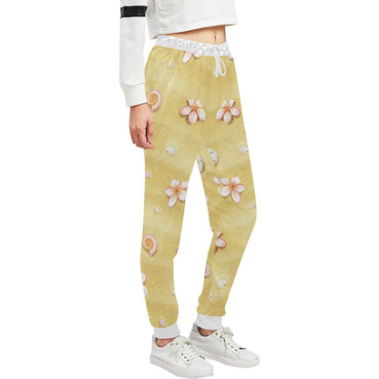 Beach Theme Print Unisex Casual Sweatpants (Model L11)-JTAMIGO.COM