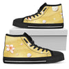 Beach Theme Print Women High Top Shoes