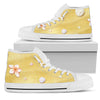 Beach Theme Print Women High Top Shoes