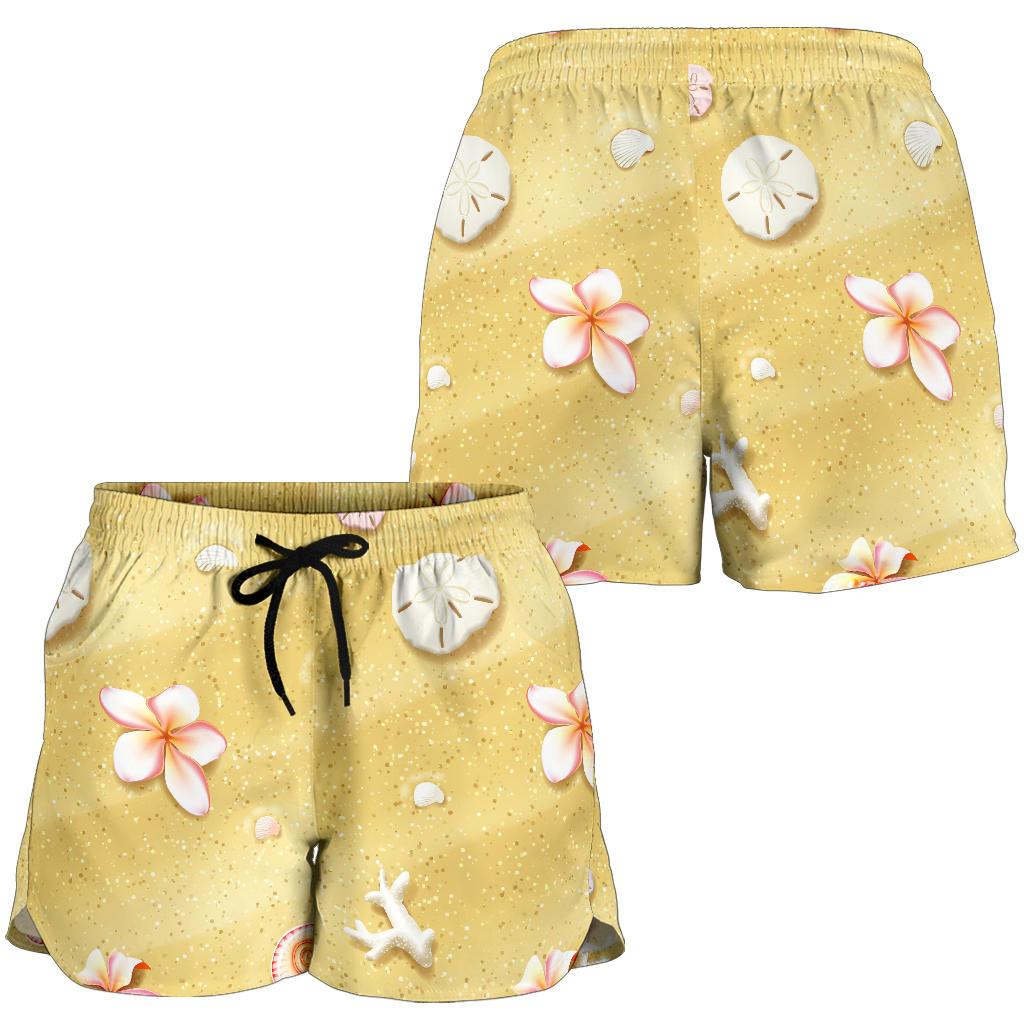 Beach Theme Print Women Shorts-JTAMIGO.COM