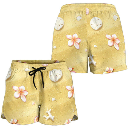 Beach Theme Print Women Shorts-JTAMIGO.COM