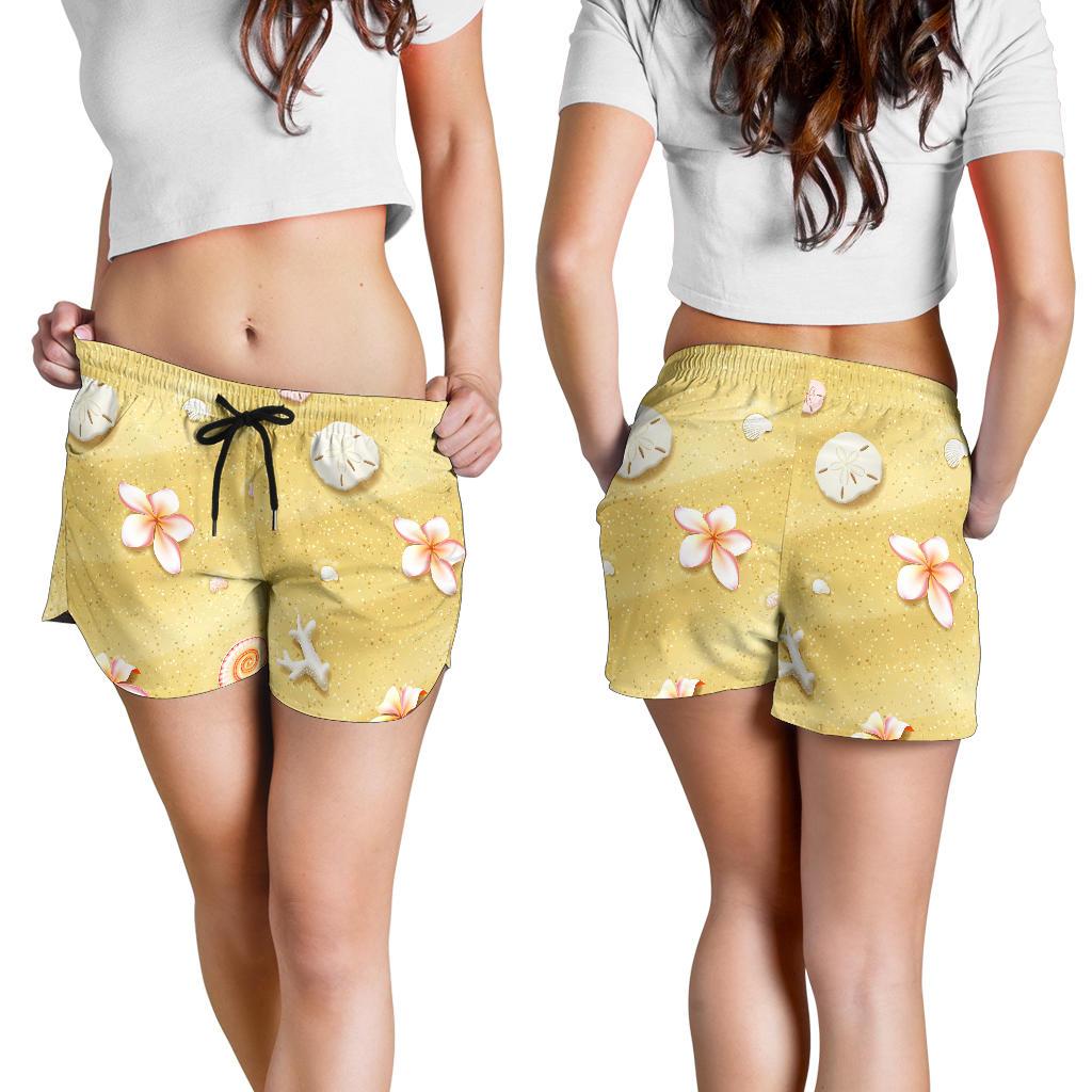 Beach Theme Print Women Shorts-JTAMIGO.COM