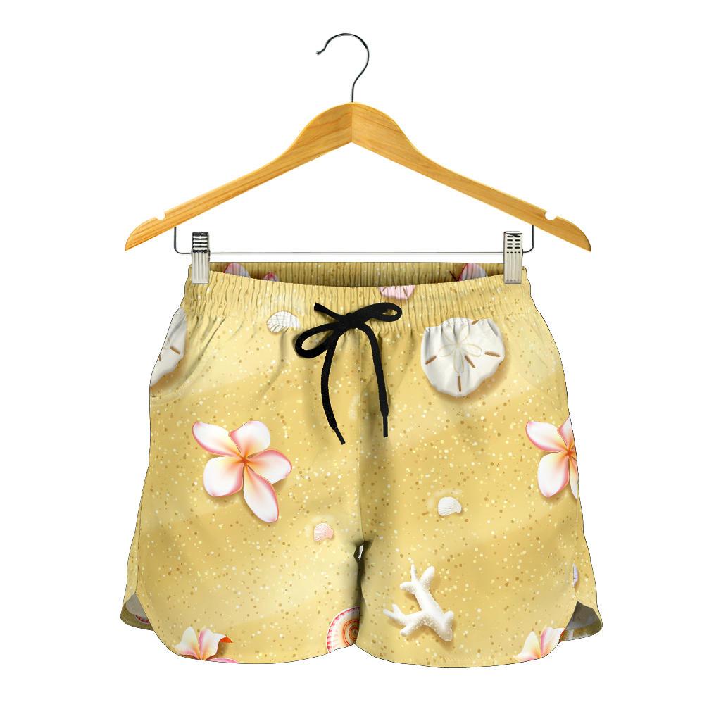 Beach Theme Print Women Shorts-JTAMIGO.COM