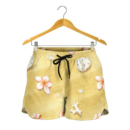 Beach Theme Print Women Shorts-JTAMIGO.COM