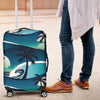 Beach Wave Design Print Luggage Cover Protector