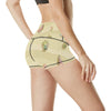 Beach with Seashell Theme High Waisted Spandex Shorts-JTAMIGO.COM