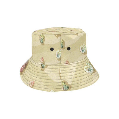 Beach with Seashell Theme Unisex Bucket Hat