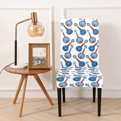 Banjo Print Design LKS401 Dining Chair Slipcover