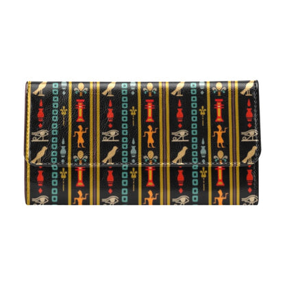 Eye of Horus Egypt Style Pattern Women's Trifold Wallet