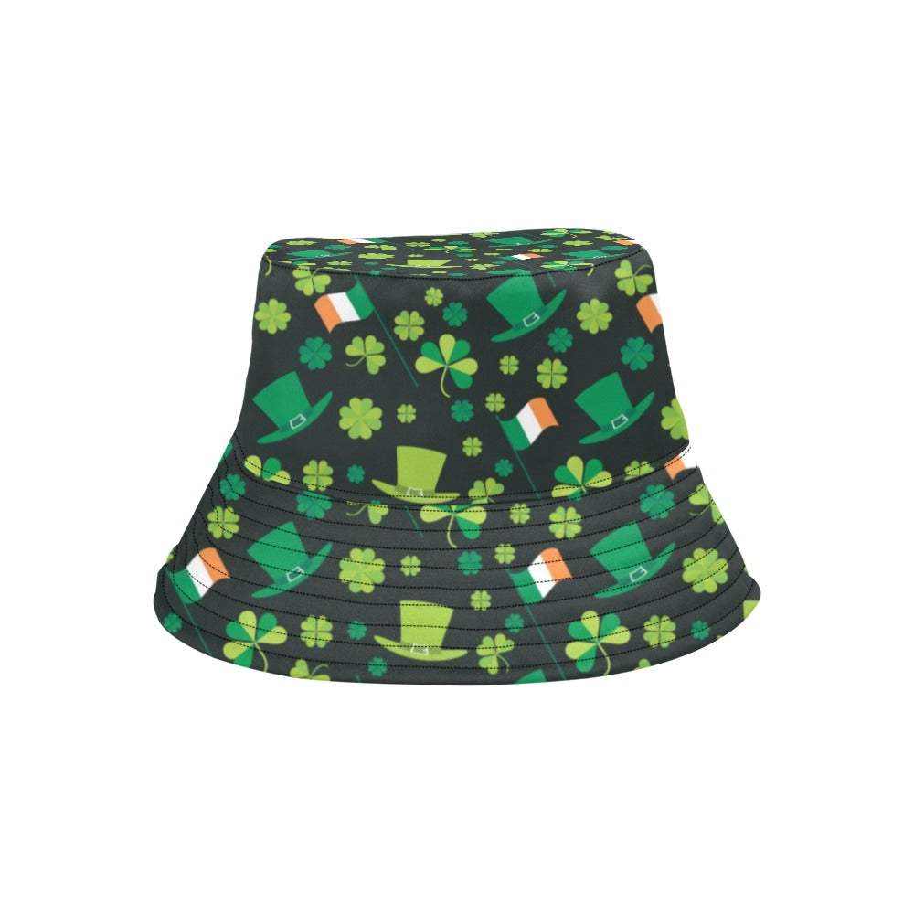 Shamrock Saint Patrick's Day Print Design LKS304 Unisex Bucket Hat