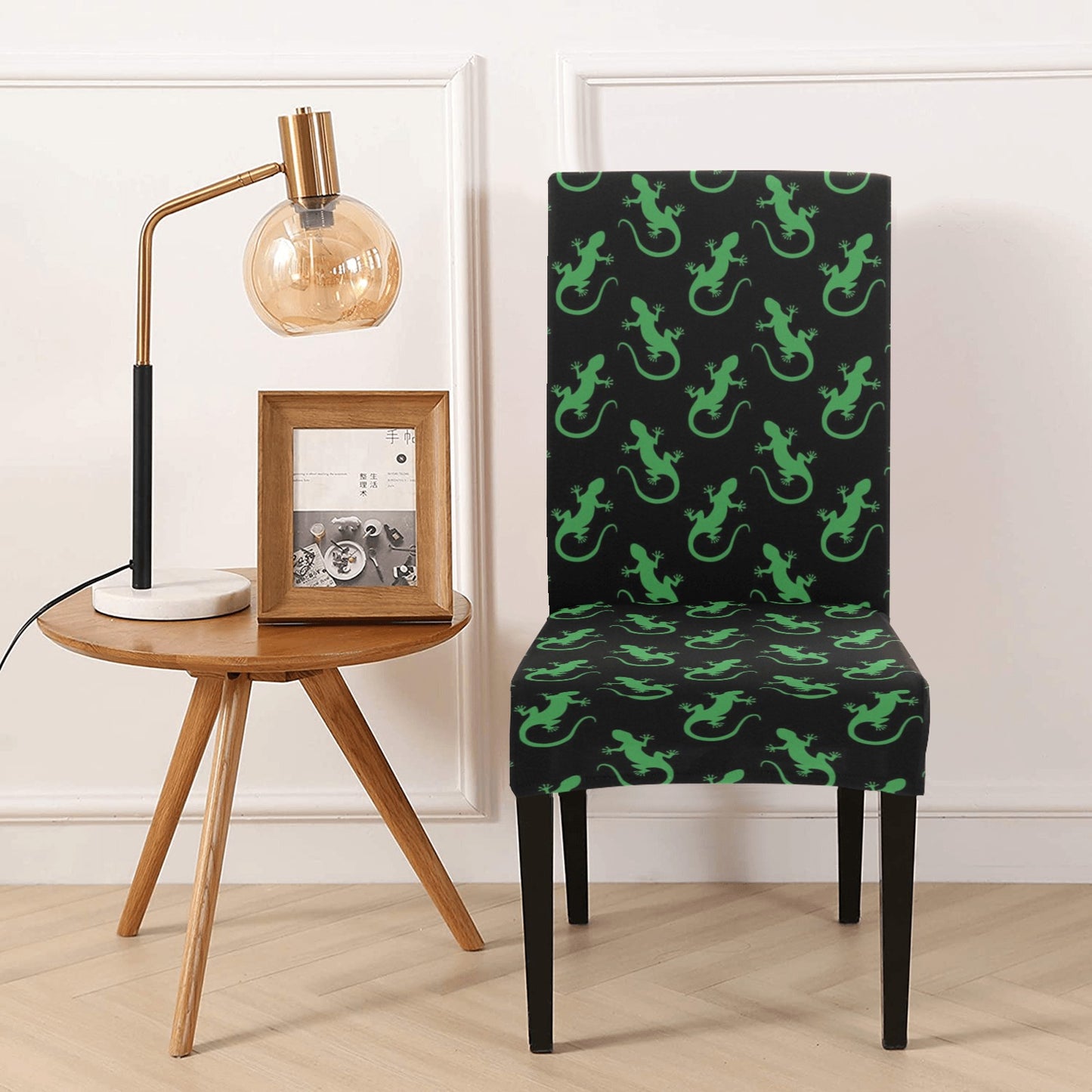 lizard Print Design LKS401 Dining Chair Slipcover