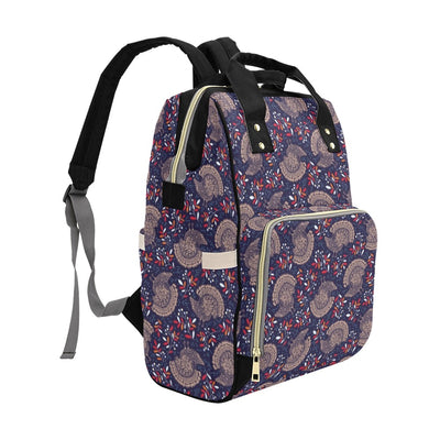 Turkey Print Design LKS401 Diaper Bag Backpack