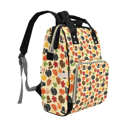 Thanksgiving Print Design LKS303 Diaper Bag Backpack