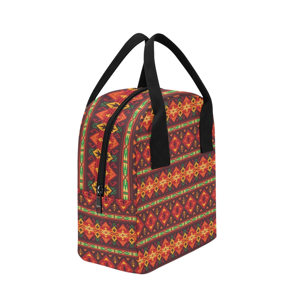 Southwest Pattern Print Design LKS309 Insulated Lunch Bag