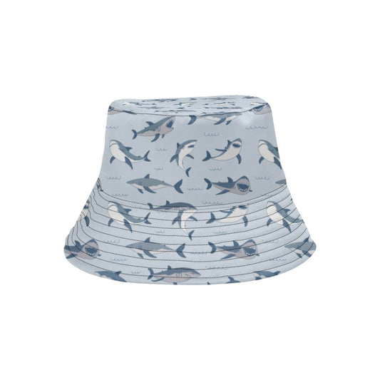 Shark Print Design LKS304 Unisex Bucket Hat