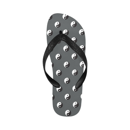 Yin Yang Print Design LKS303 Flip Flops