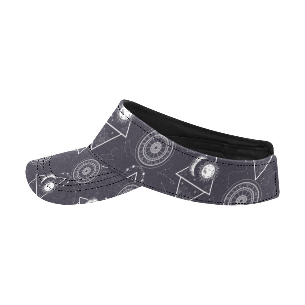 Sun Moon Print Design LKS309 Unisex Sun Visor